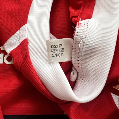 Bayern Munich Jersey 2017/18 Home Match Worn Mens Size 7 Football Shirt Adidas