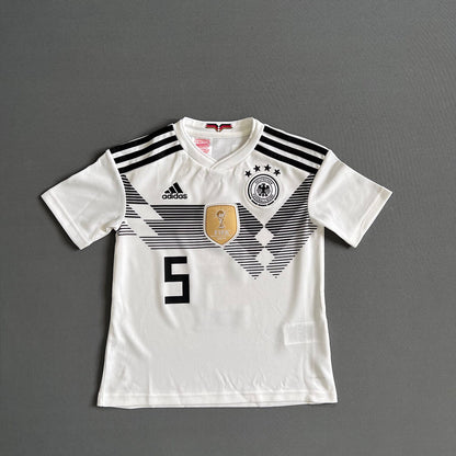 Hummels Germany Jersey 2018 2019 Home Football Shirt Trikot Adidas Boys Size XS
