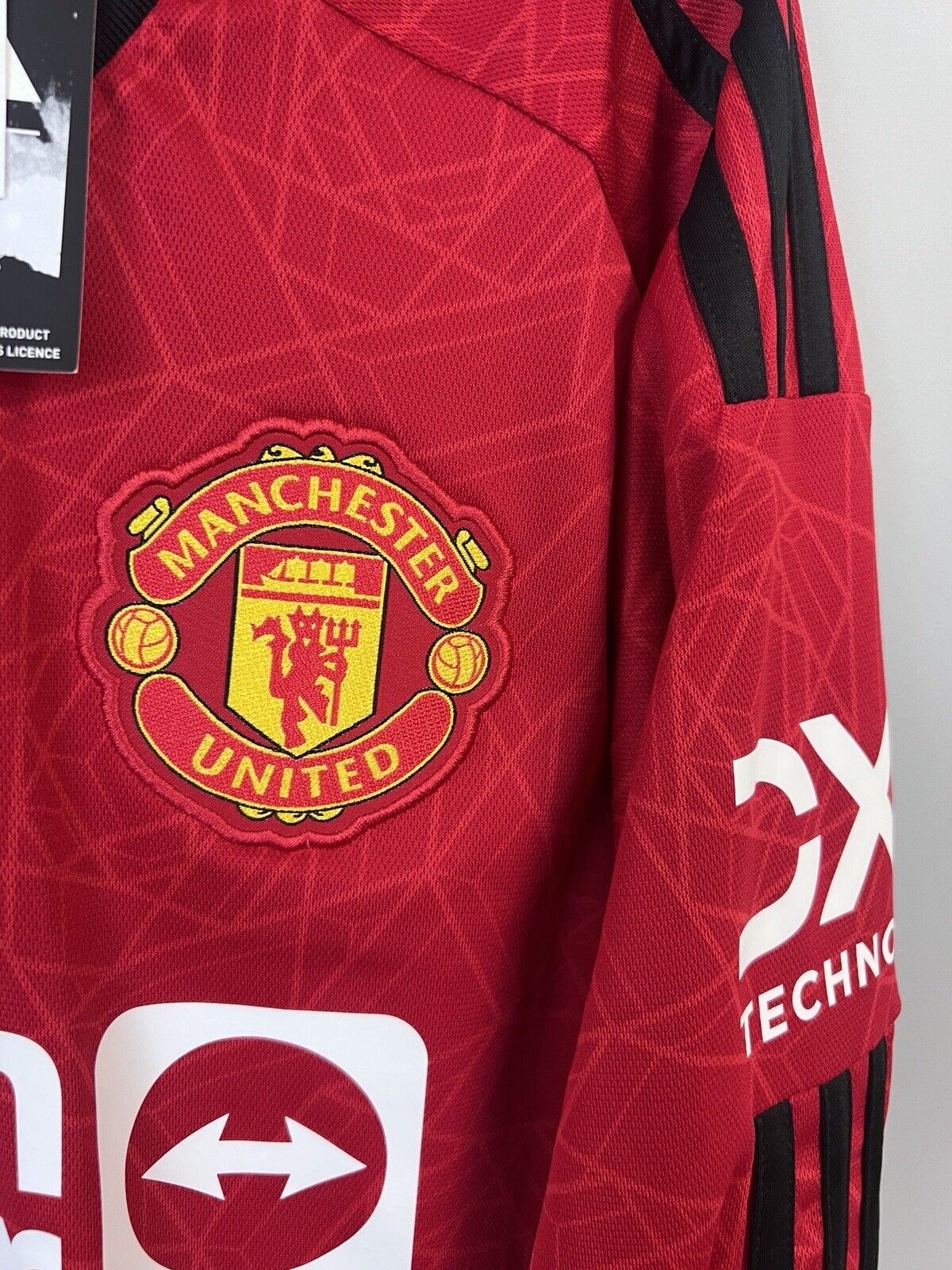 Martinez Manchester United Jersey 23/24 Home Mens Soccer Shirt Adidas Size L