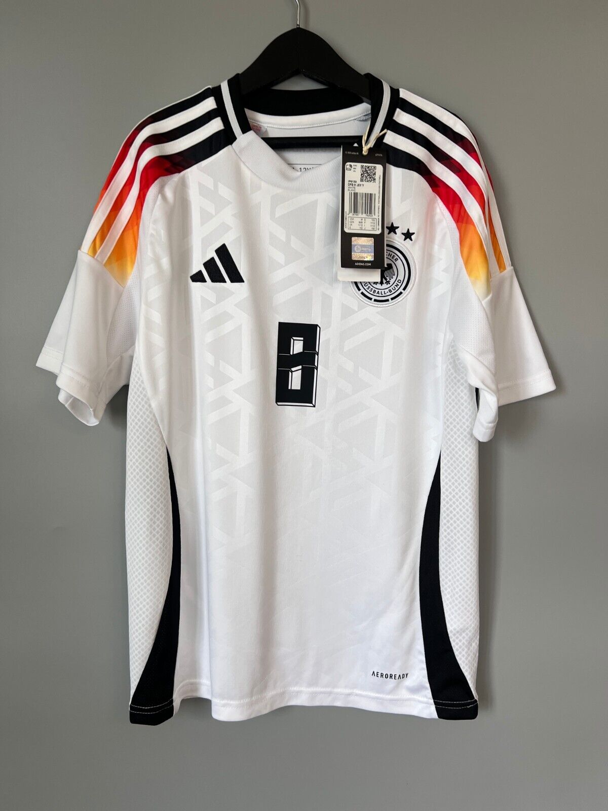 Kroos Germany Jersey 2024 Home Soccer Football Adidas DFB IP6130 Boys Size M