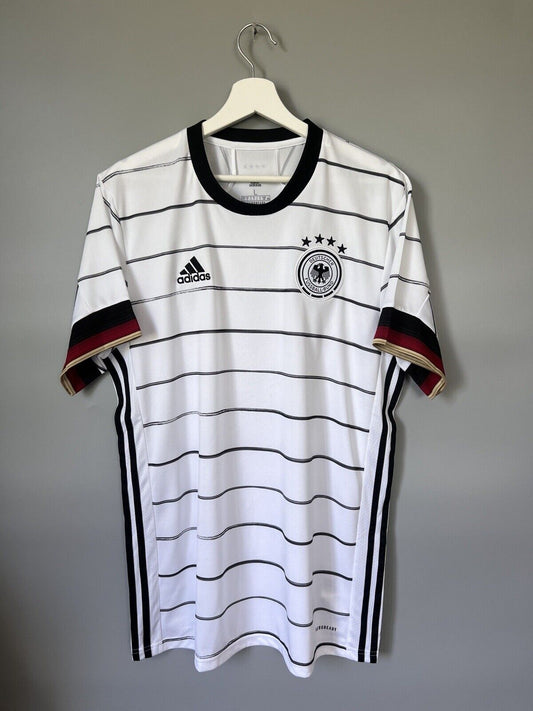 Germany Jersey 2020 Home Soccer Football Shirt Adidas EH6105 Mens Size L