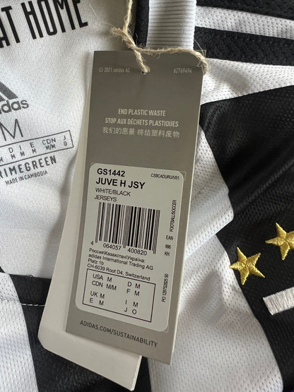 Juventus Jersey 21/22 Home Soccer Football Shirt GS1442 Adidas Mens Size M