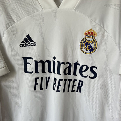 REAL MADRID JERSEY 2020/21 HOME MEDIUM SOCCER FOOTBALL ADIDAS FM4735