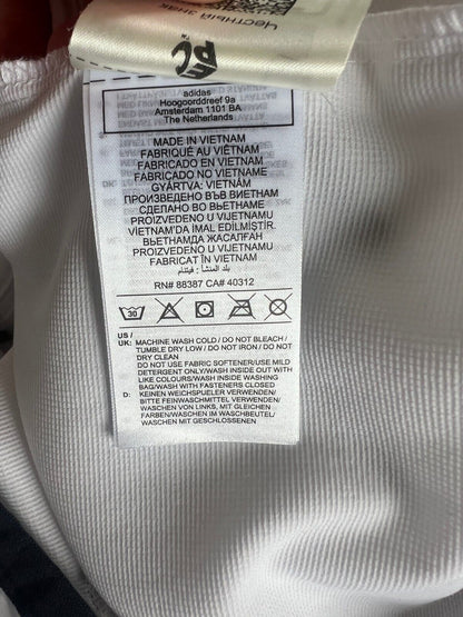 Real Madrid Teamgeist Jacket 2006x2021 White Soccer Adidas HA2537 Mens Size XXL
