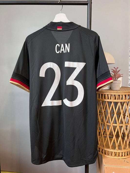 Can Germany Jersey 2020 Away Authentic Soccer Shirt EH6116 Adidas Mens Size L