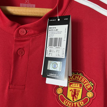 Pogba Manchester United Jersey 2017/2018 Size XL Mens BS1214 Adidas Soccer Shirt