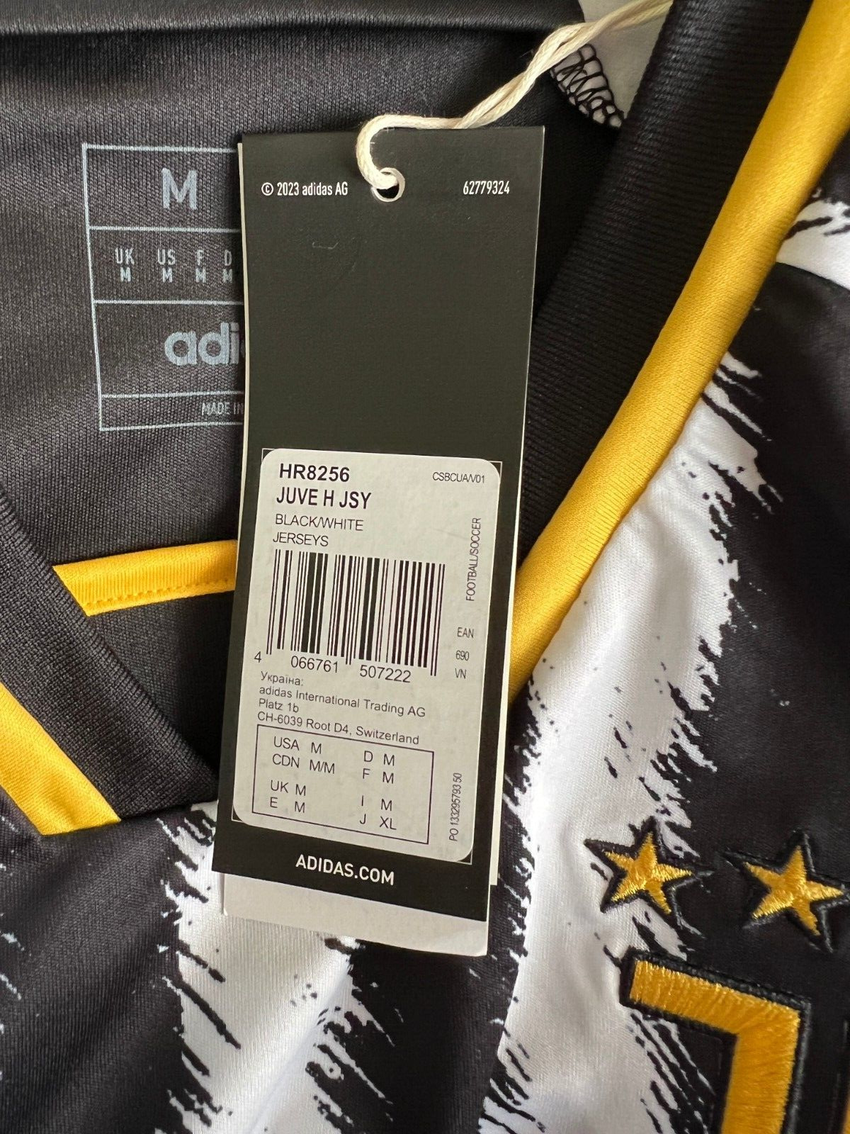 Juventus Jersey 23/24 Home Football Soccer Shirt Adidas HR8256 Mens Size M