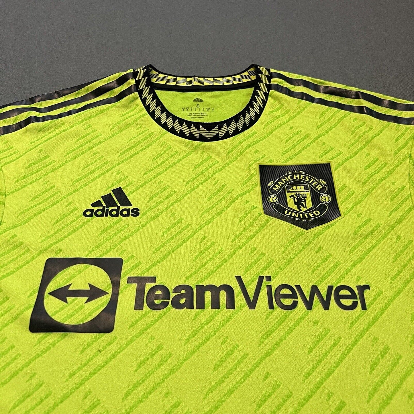 Manchester United Jersey 22/23 Third Authentic Mens Soccer Shirt Adidas Size S