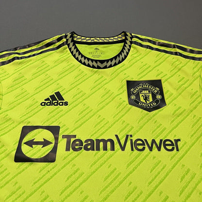 Manchester United Jersey 22/23 Third Authentic Mens Soccer Shirt Adidas Size S
