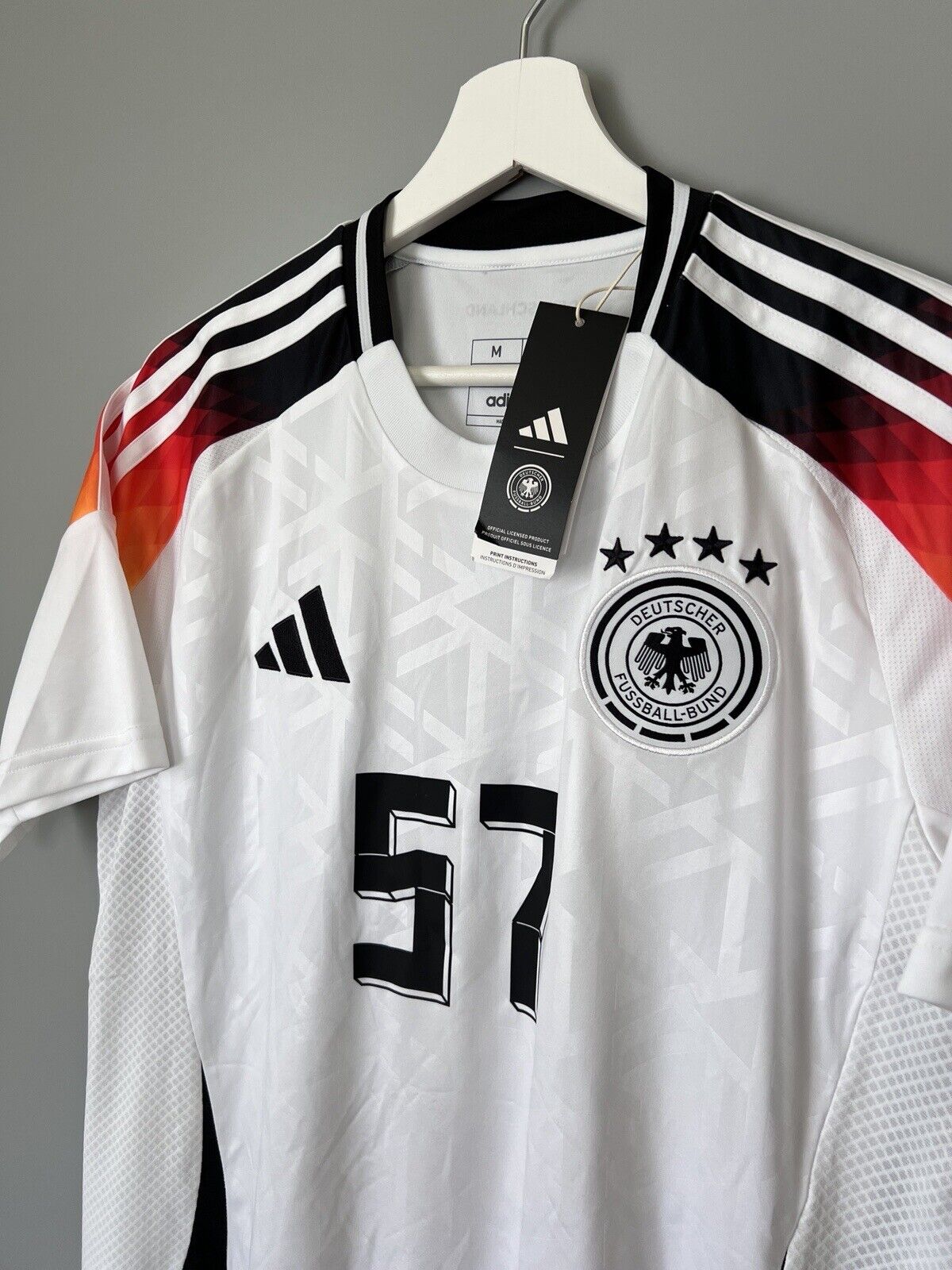 Germany Jersey 2024 Home Soccer Football Adidas IP8139 Mens Size M