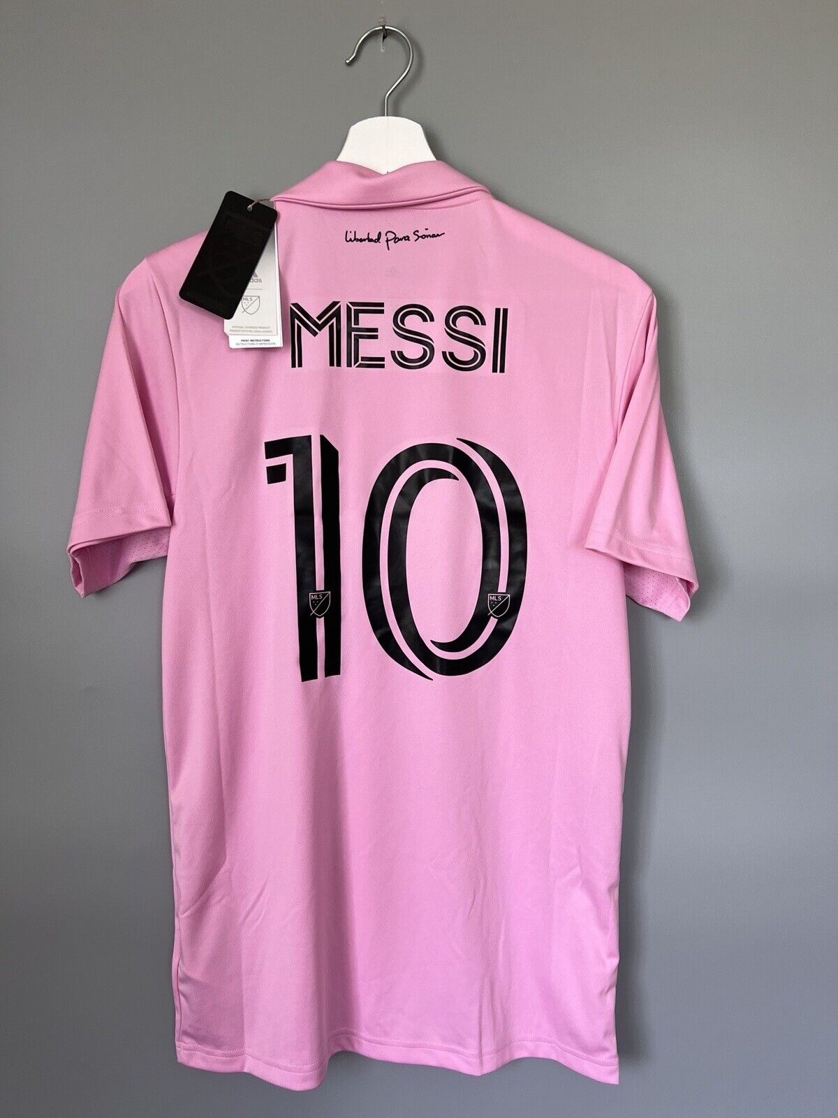 Messi Inter Miami Jersey 22/23 Home Soccer Shirt JE9701 Adidas Mens Size S