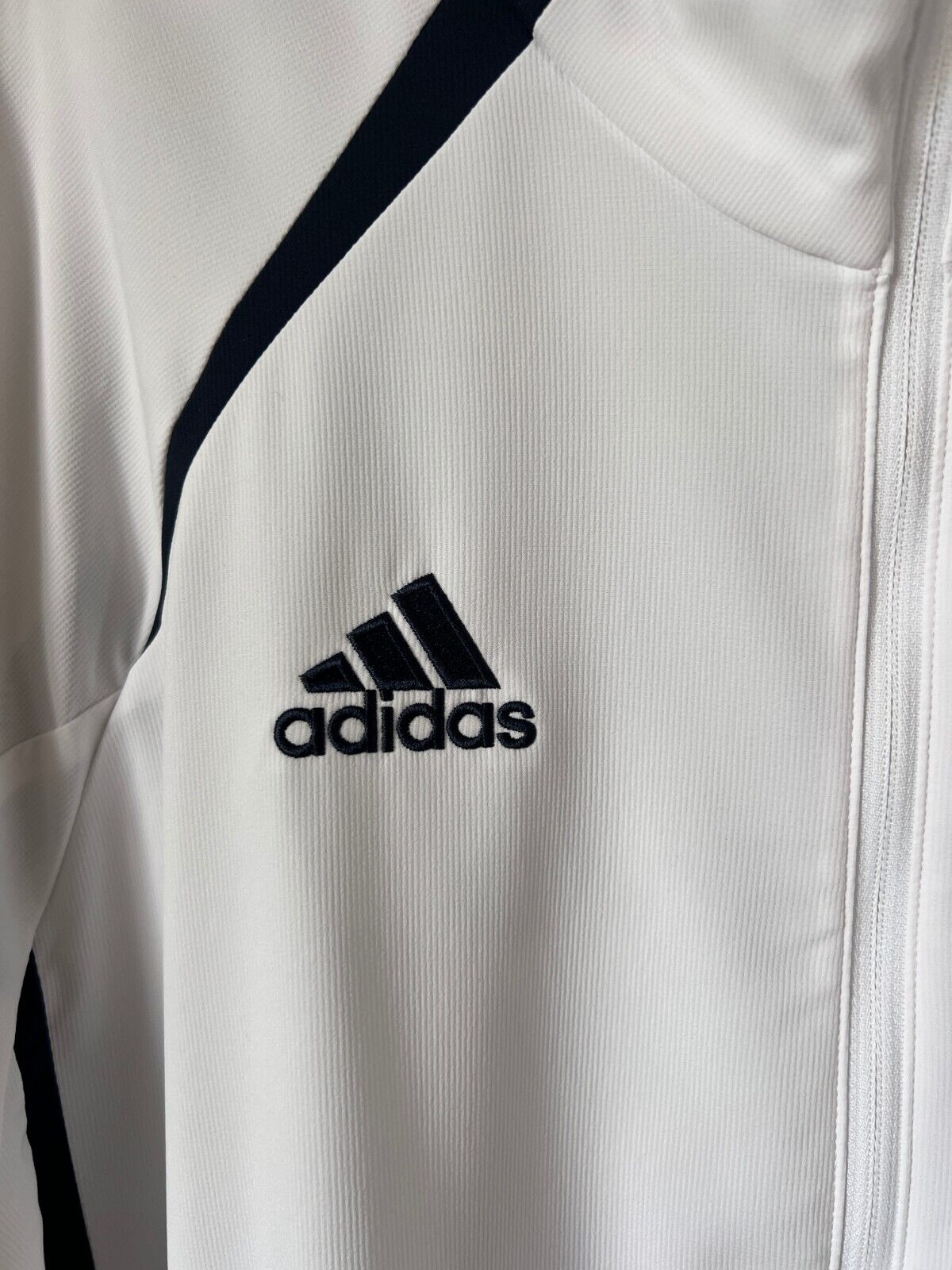 Real Madrid Teamgeist Jacket 2006x2021 White Soccer Adidas HA2537 Mens Size 2XL