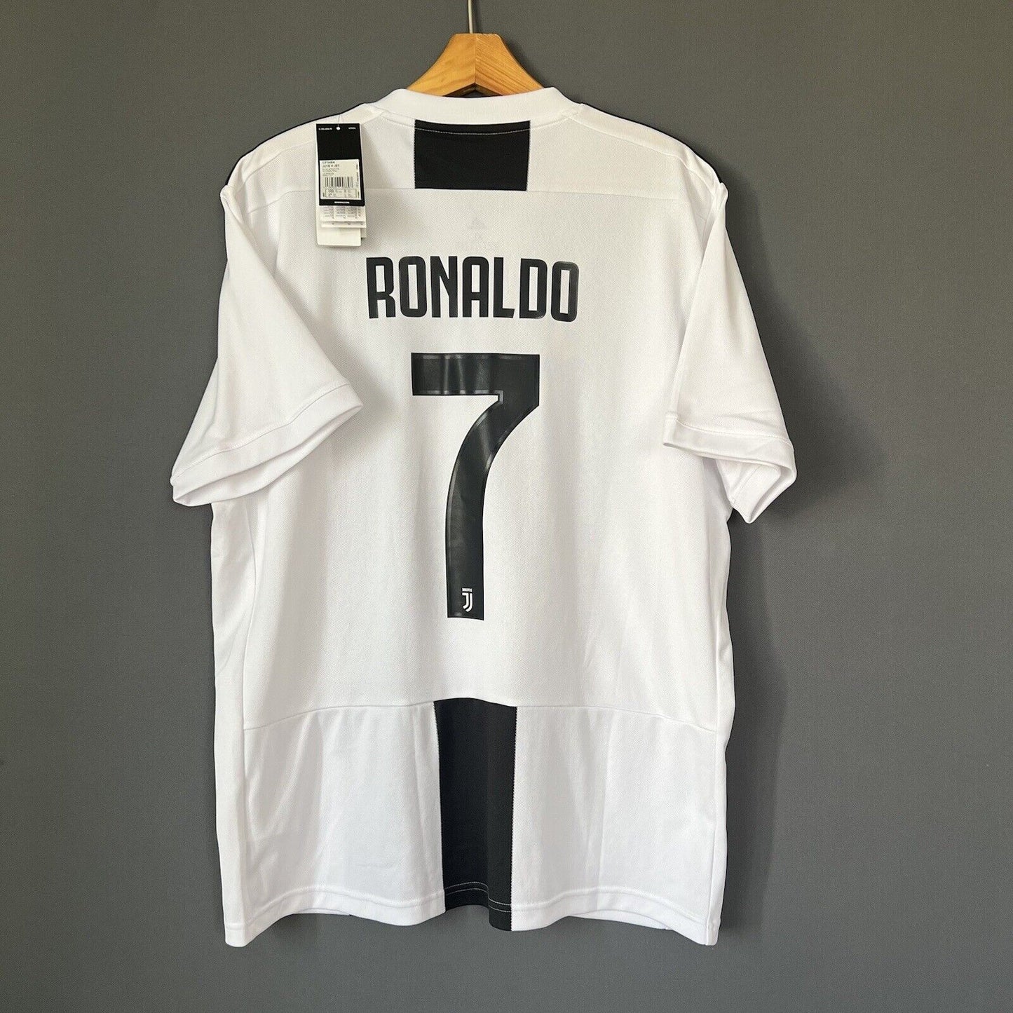 Ronaldo Juventus Jersey 2018/2019 Home Mens Football Shirt Size XL CF3489 Adidas