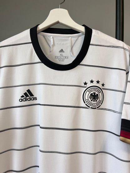 Germany Jersey 2020 Home Authentic Soccer Shirt Adidas EH6104 Mens Size XL