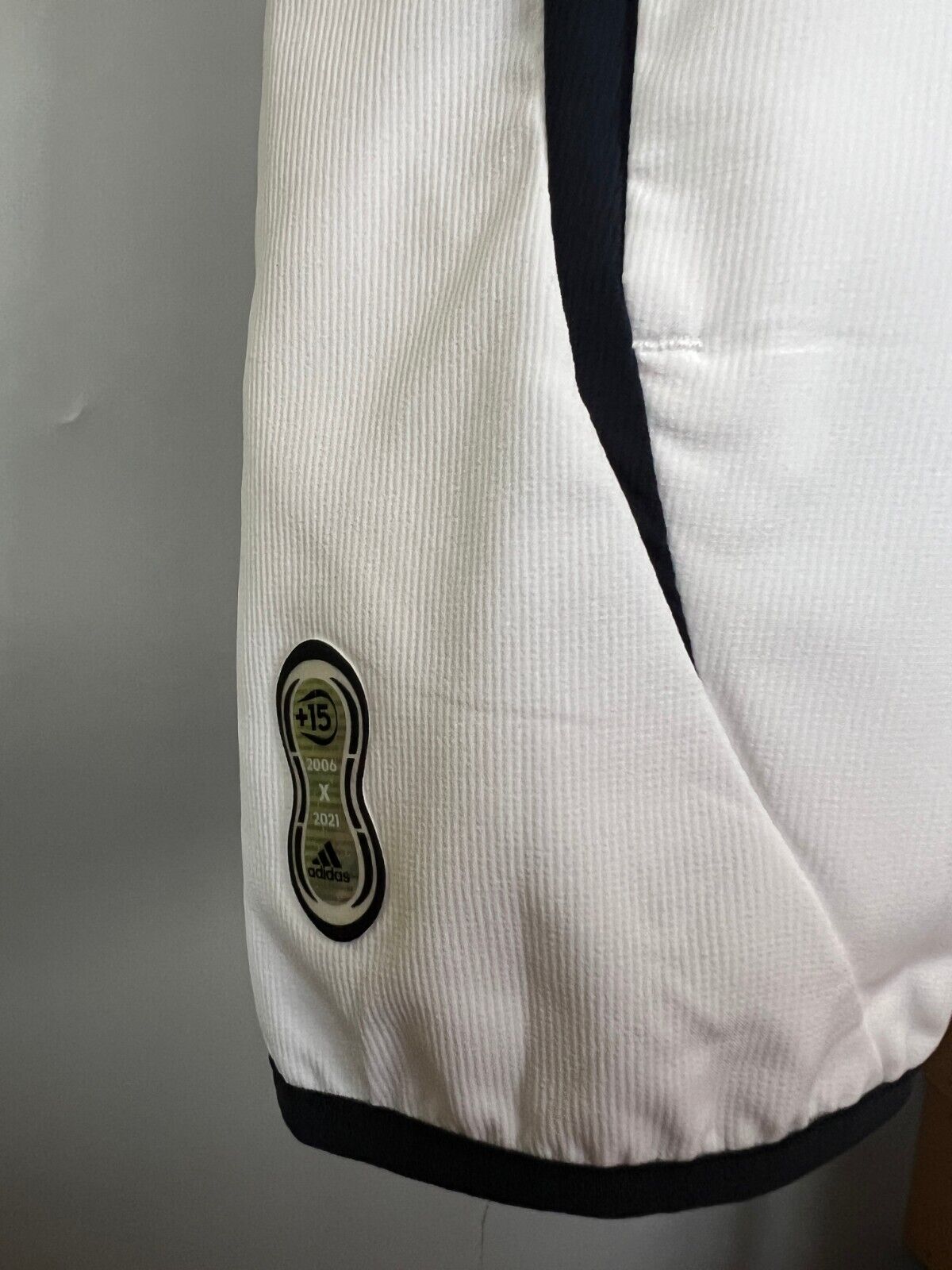 Real Madrid Teamgeist Jacket 2006 x 2021 White Soccer Adidas HA2537 Mens Size M