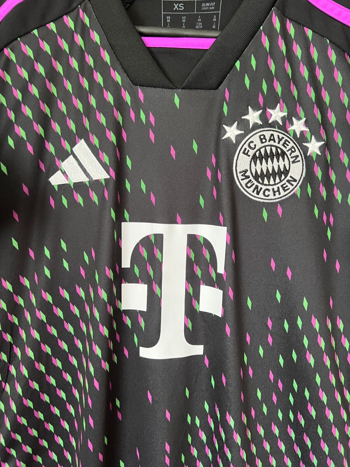 Kane Bayern Munich Jersey 23/24 Away Soccer Shirt HR3719 Adidas Mens Size XS