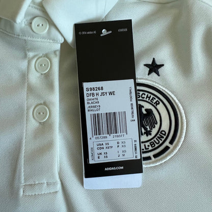 Germany Jersey Training Polo Women Football Soccer Shirt Size XS Adidas BNWT