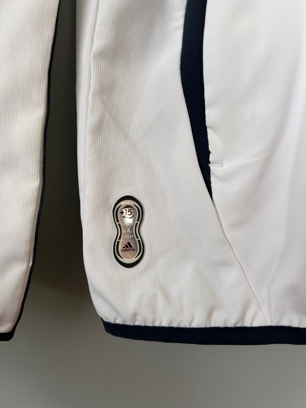 Real Madrid Teamgeist Jacket 2006 x 2021 White Soccer Adidas HA2537 Mens Size M
