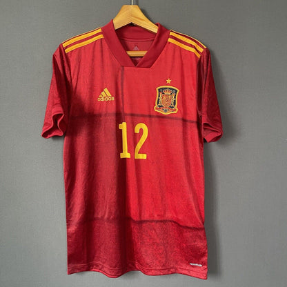 FERRAN SPAIN TEAM JERSEY 2021 HOME SIZE M FOOTBALL SOCCER SHIRT ADIDAS [FR8361]