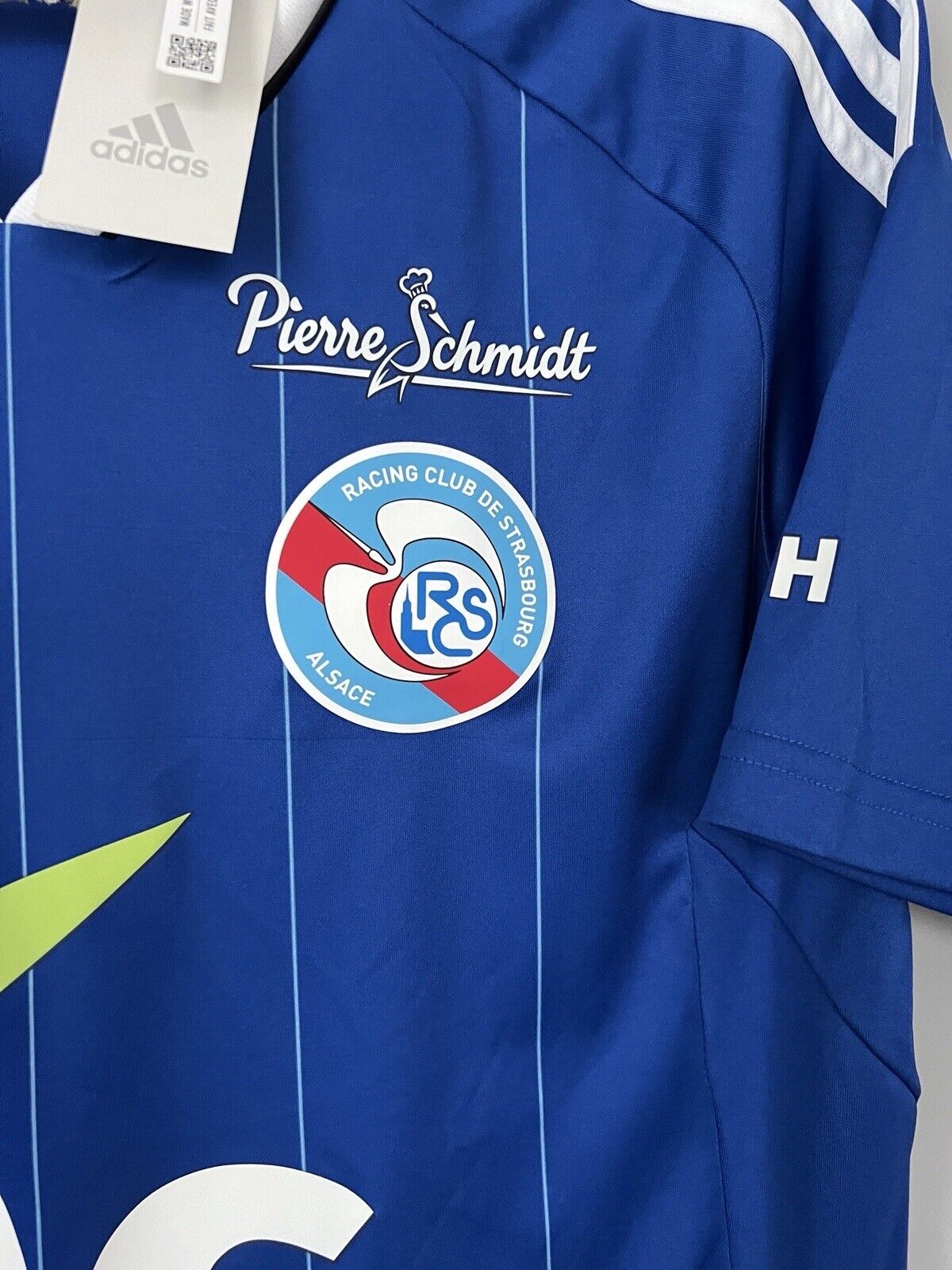 Strasbourg Jersey Home 2023 Mens Soccer Shirt Maillot Adidas Size S