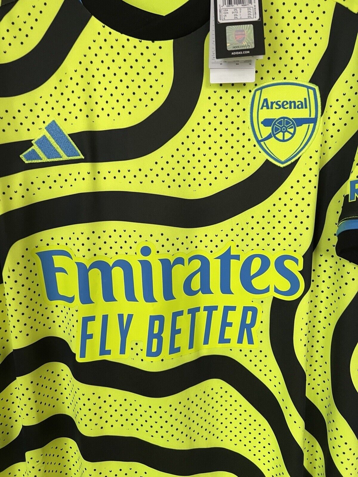 Arsenal Jersey 23/24 Away Mens Soccer Football Shirt HR6927 Adidas Size 2XL