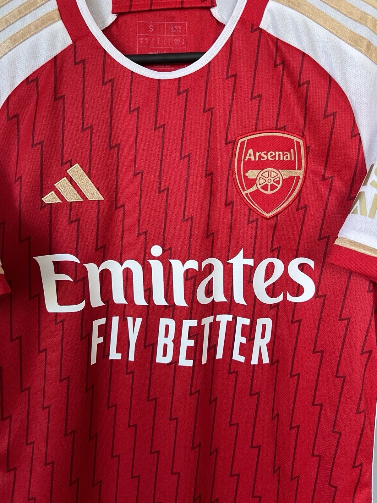 Arsenal Jersey 23/24 Home Soccer Football Shirt HR6929 Adidas Mens Size S