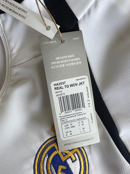 Real Madrid Teamgeist Jacket 2006 x 2021 White Soccer Adidas HA2537 Mens Size M