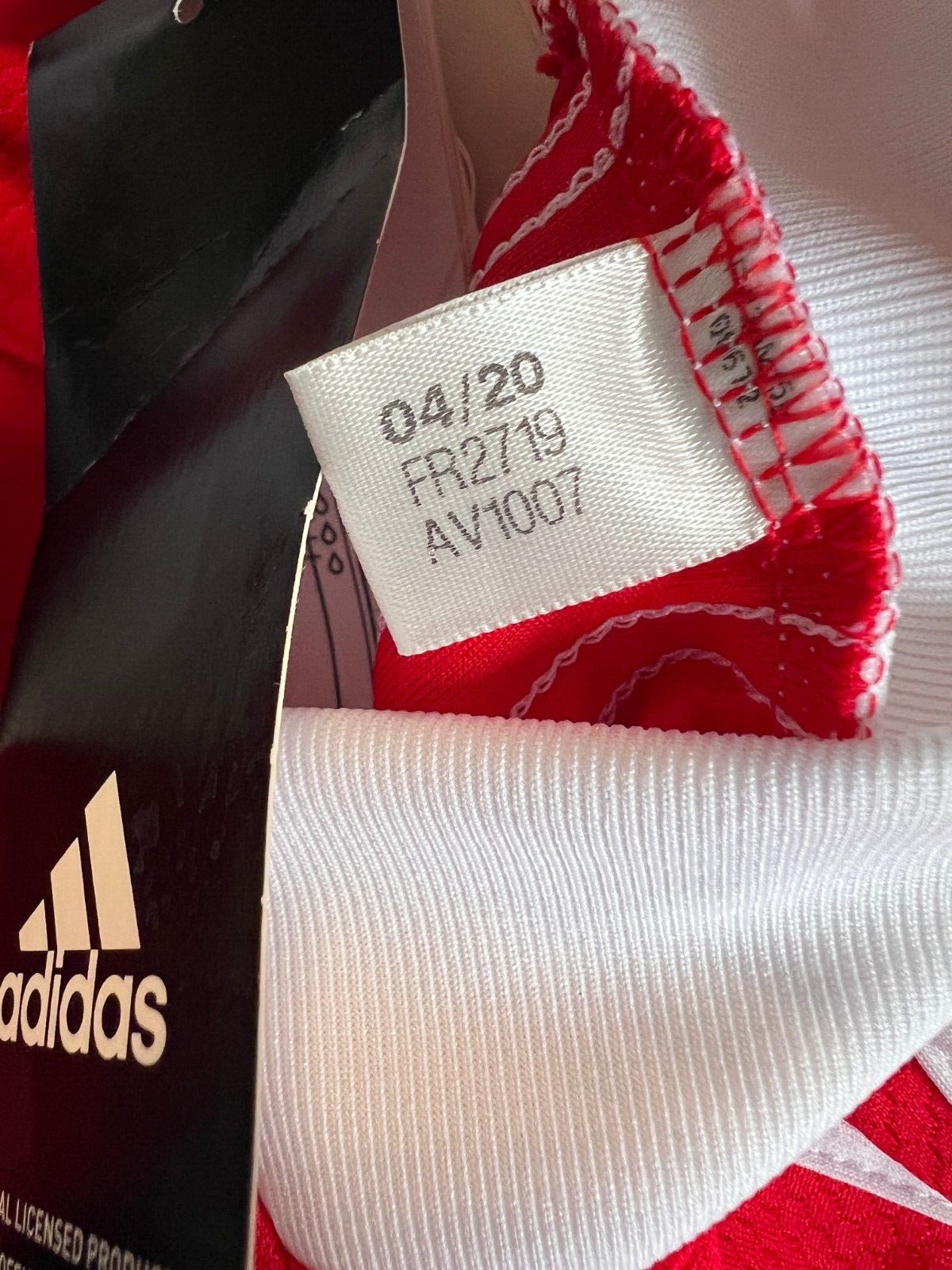 1. FC Union Berlin Jersey 20/21 Home Soccer Football Shirt Adidas Mens Size XS
