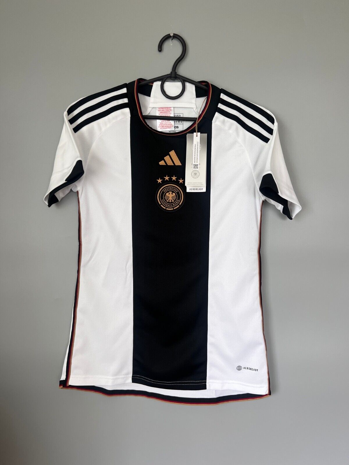 Germany Jersey 2023 Home Soccer Football Shirt Adidas HF1467 Boys Size M