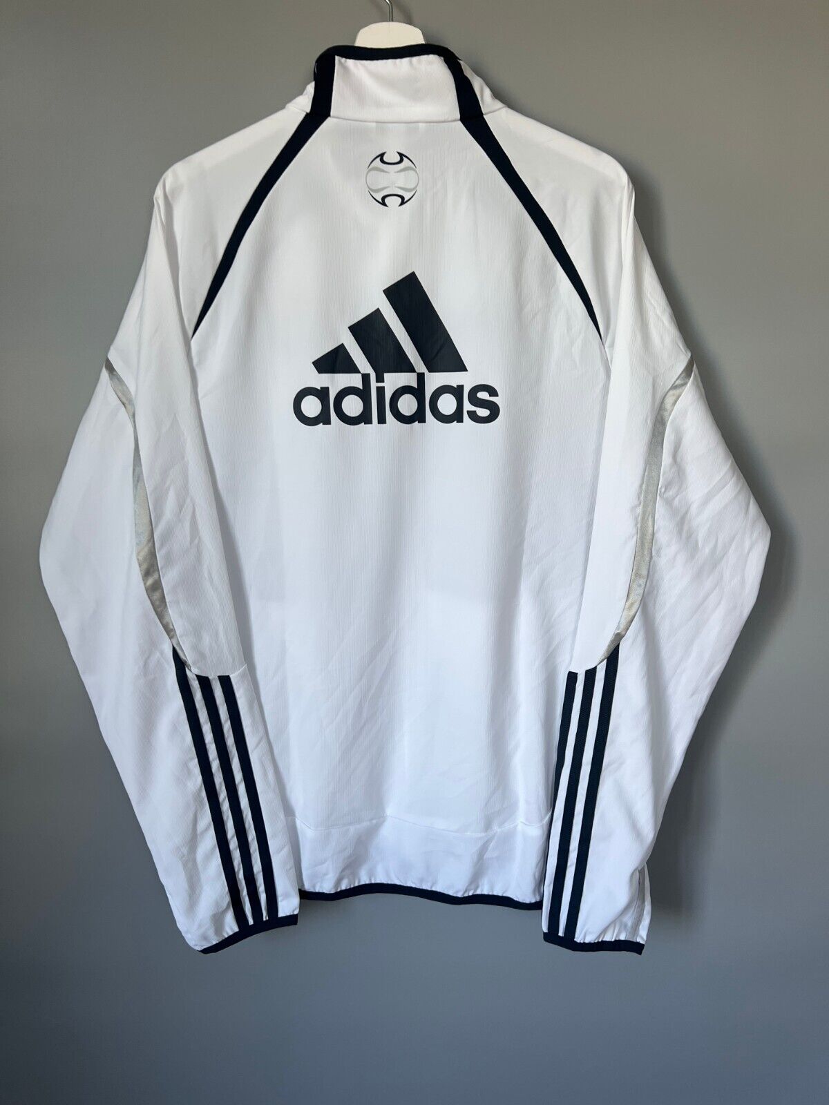 Real Madrid Jacket Teamgeist 2006x2021 White Soccer Adidas HA2537 Mens Size M