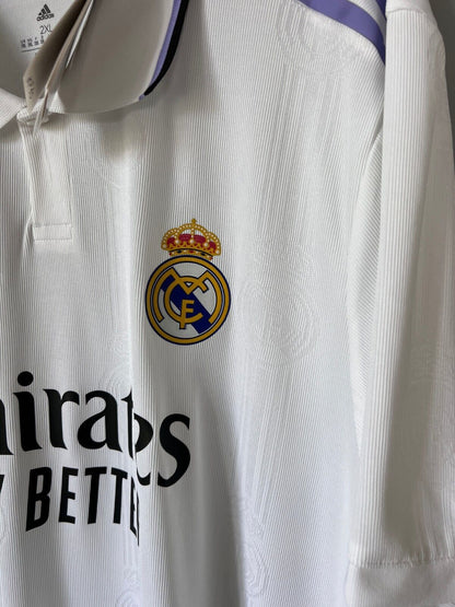Real Madrid Jersey 22/23 Home Authentic Soccer Shirt HF0292 Adidas Mens Size XXL