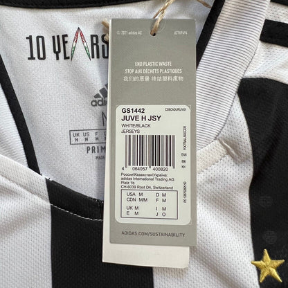 Juventus Jersey 2021-2022 Home Mens Soccer Shirt Size M GS1442 Adidas