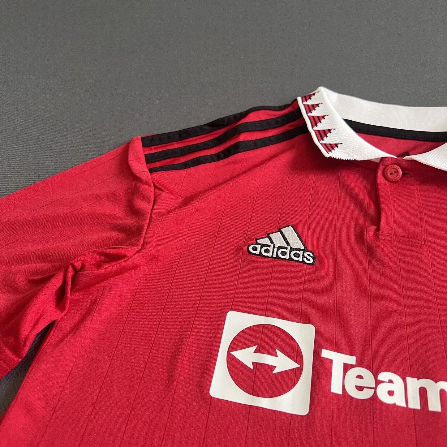 Sancho Manchester United Jersey 22-23 Home Size M Boys Adidas Football Shirt