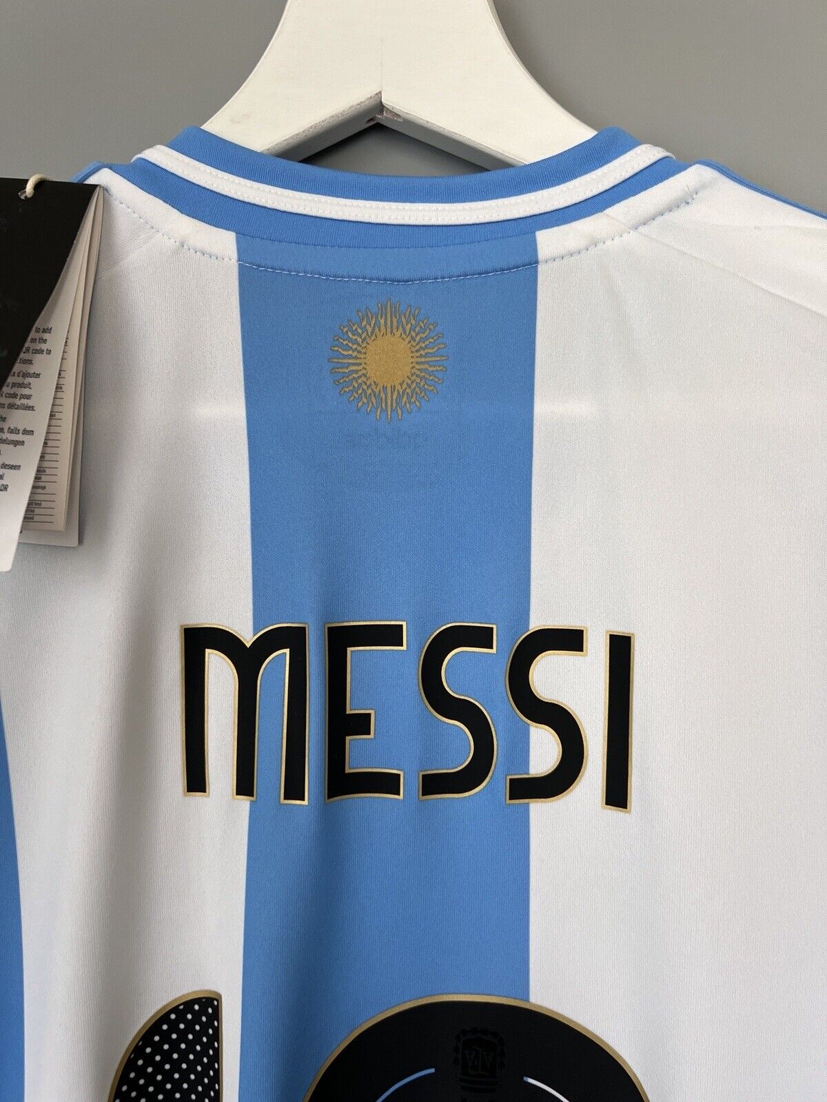Messi Argentina Jersey 2024 Home Soccer Shirt IP8409 Adidas Men Size M