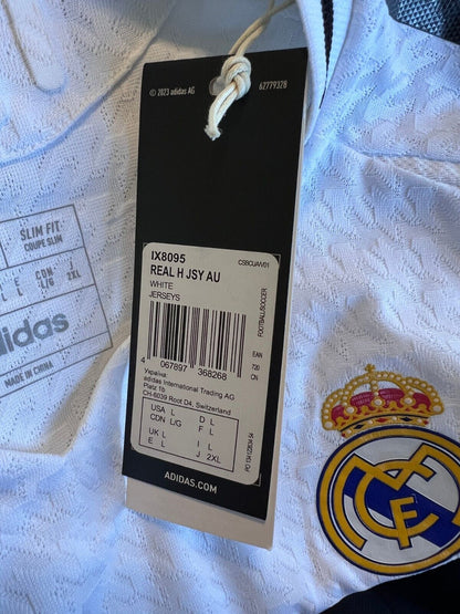 Real Madrid Jersey 24/25 Home Player Issue Soccer Shirt IX8095 Adidas Mens Large