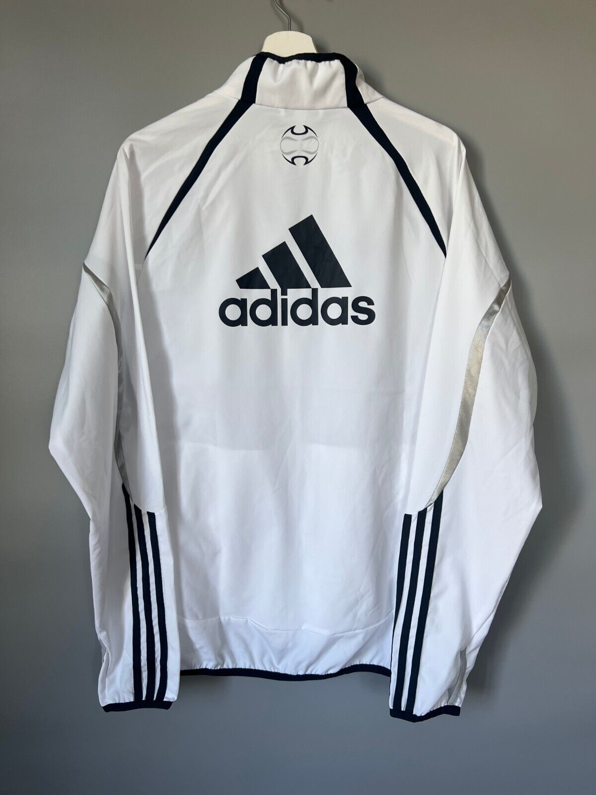 Real Madrid Jacket Teamgeist 2006x2021 White Soccer Adidas HA2537 Mens Size M