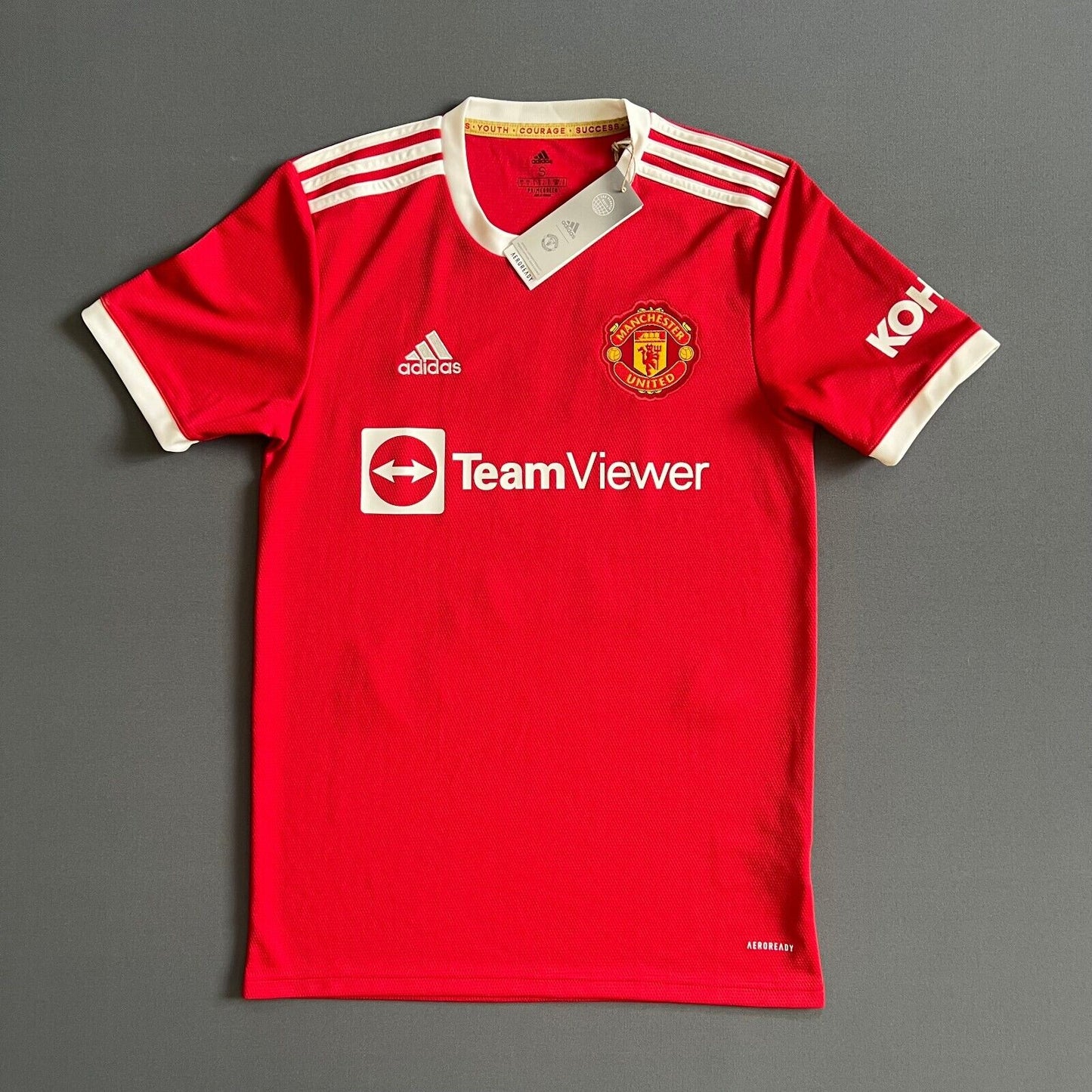 Lindelof Manchester United Jersey 2021/22 Home Small Mens Soccer Shirt Adidas