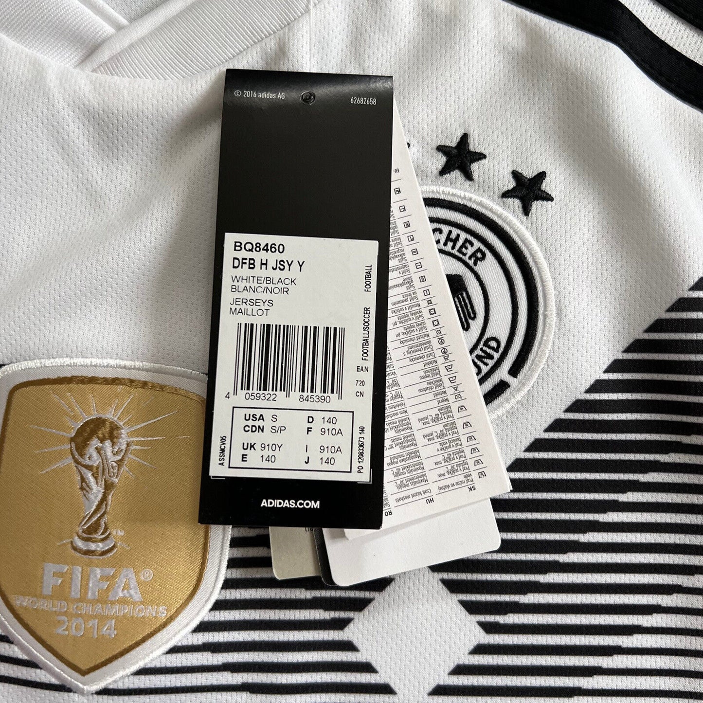 Boateng Germany Jersey 2018 2019 Home Football Shirt Trikot Adidas Boys Size S