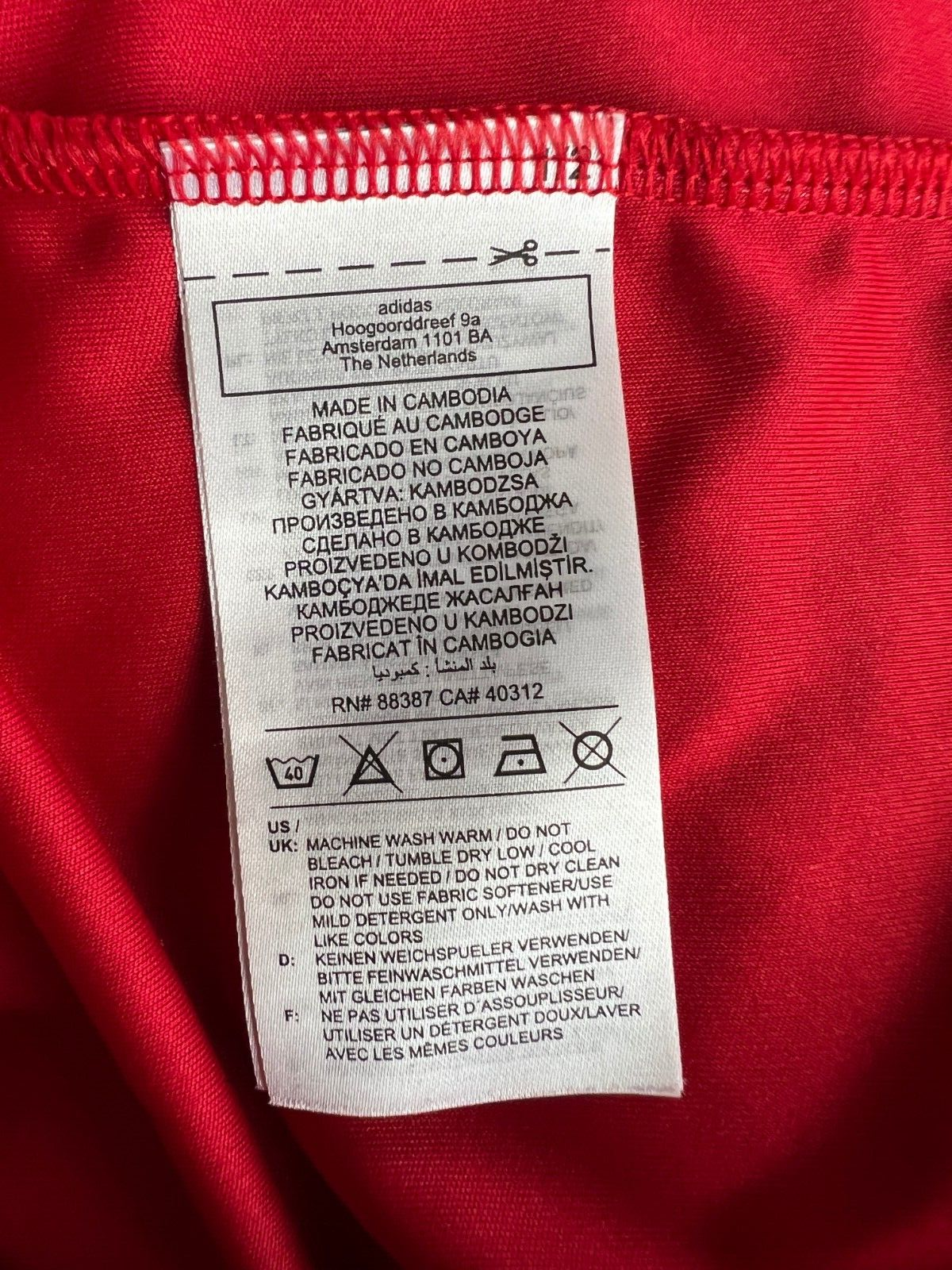 1. FC Union Berlin Jersey Training Soccer Football Shirt Adidas Mens Size L