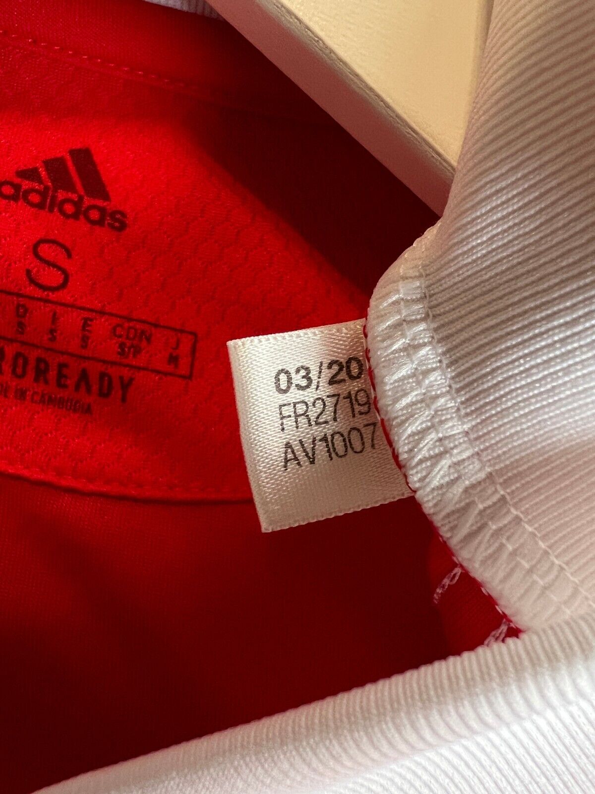 1. FC Union Berlin Jersey 20/21 Home Soccer Football Shirt Adidas Size S Mens
