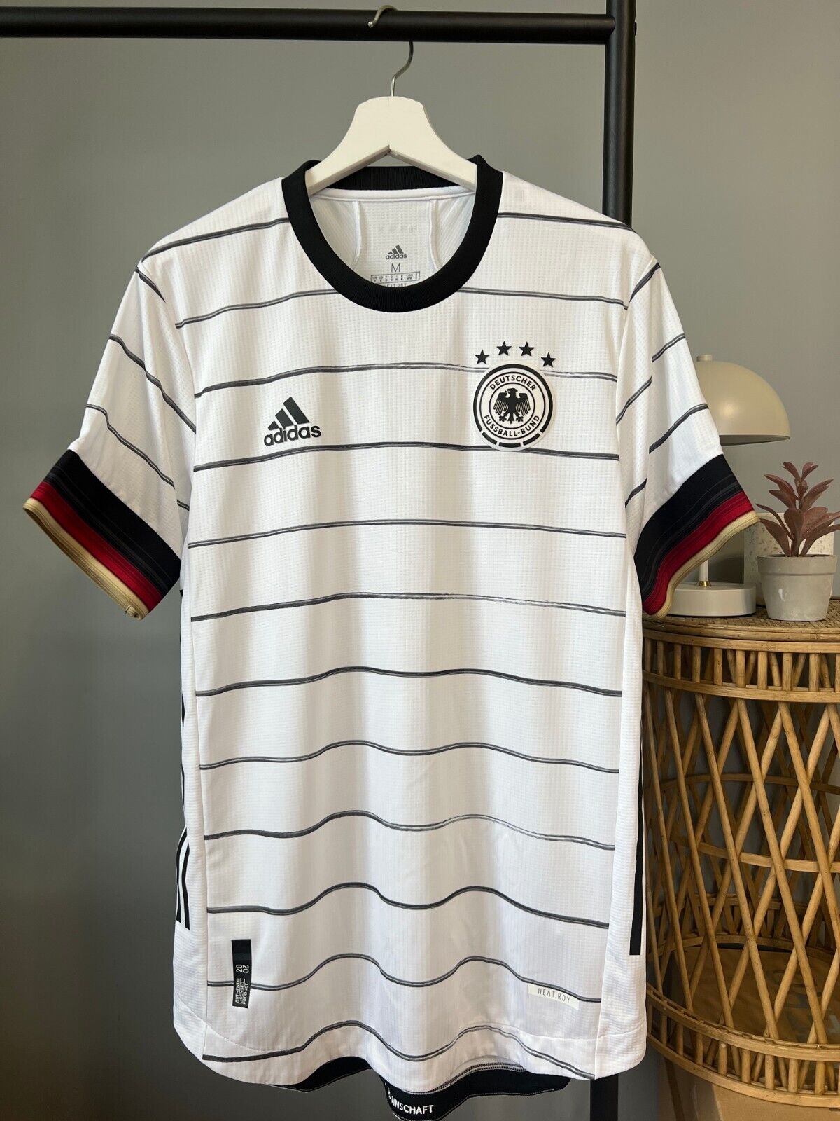 Germany Jersey 2020 Home Player Issue Soccer Shirt Adidas EH6104 Mens Size M