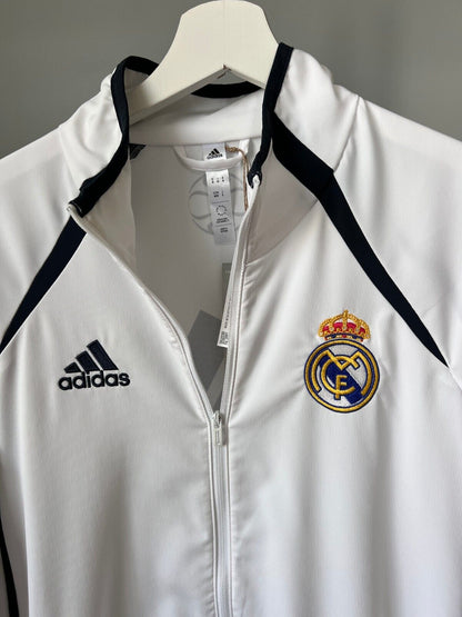Real Madrid Teamgeist Jacket 2006 x 2021 White Soccer Adidas HA2537 Mens Size M