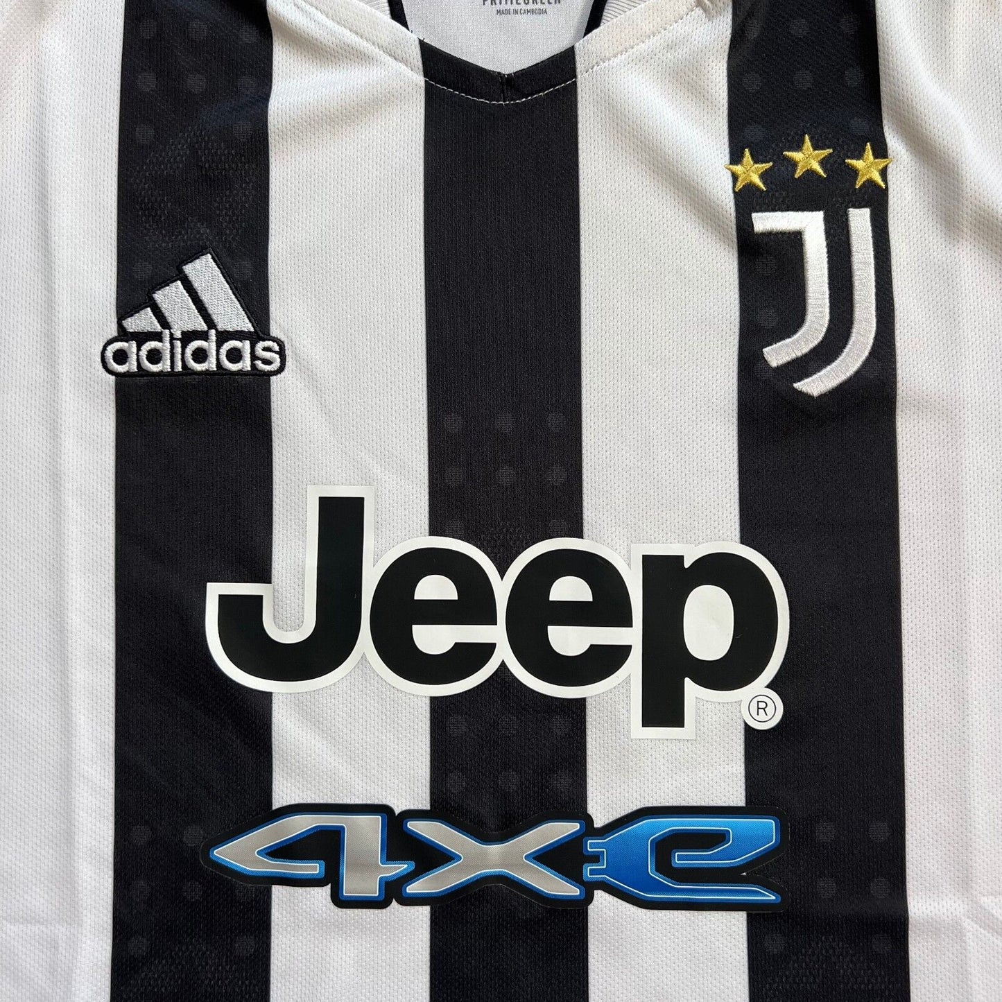 Juventus Jersey 2021-2022 Home Mens Soccer Shirt Size M GS1442 Adidas