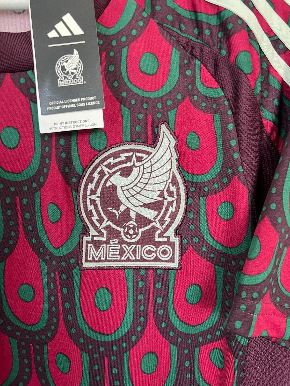 Mexico Jersey 2024 Home Soccer Football Shirt Adidas IP6377 Mens Size S