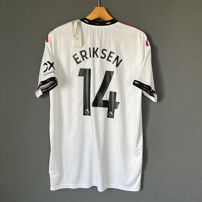 Eriksen Manchester United Jersey 2022/23 Away Adidas H13880 Football Shirt Large