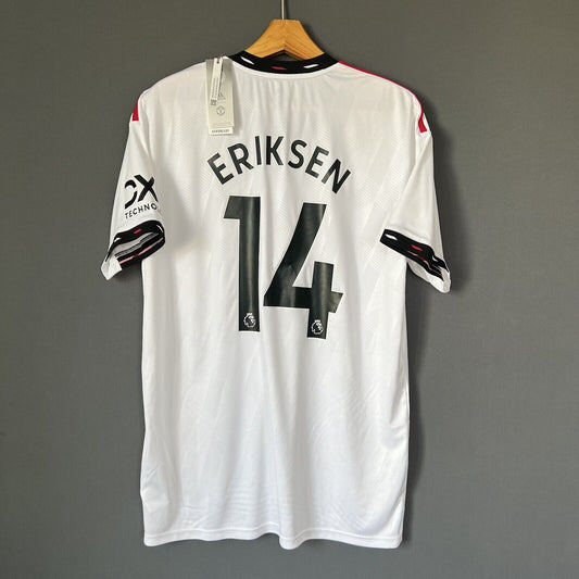 Eriksen Manchester United Jersey 2022/23 Away Adidas H13880 Football Shirt Large