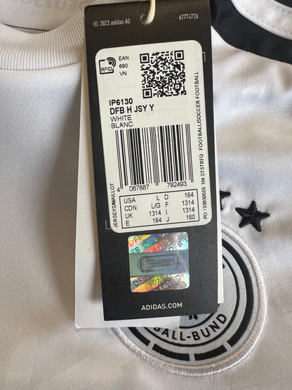 Germany Jersey 2024 Home Soccer Football Adidas DFB IP6130 Boys Size L