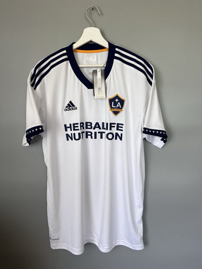 La Galaxy Jersey 21/22 Home Soccer Football Shirt H45428 Adidas Mens Size L