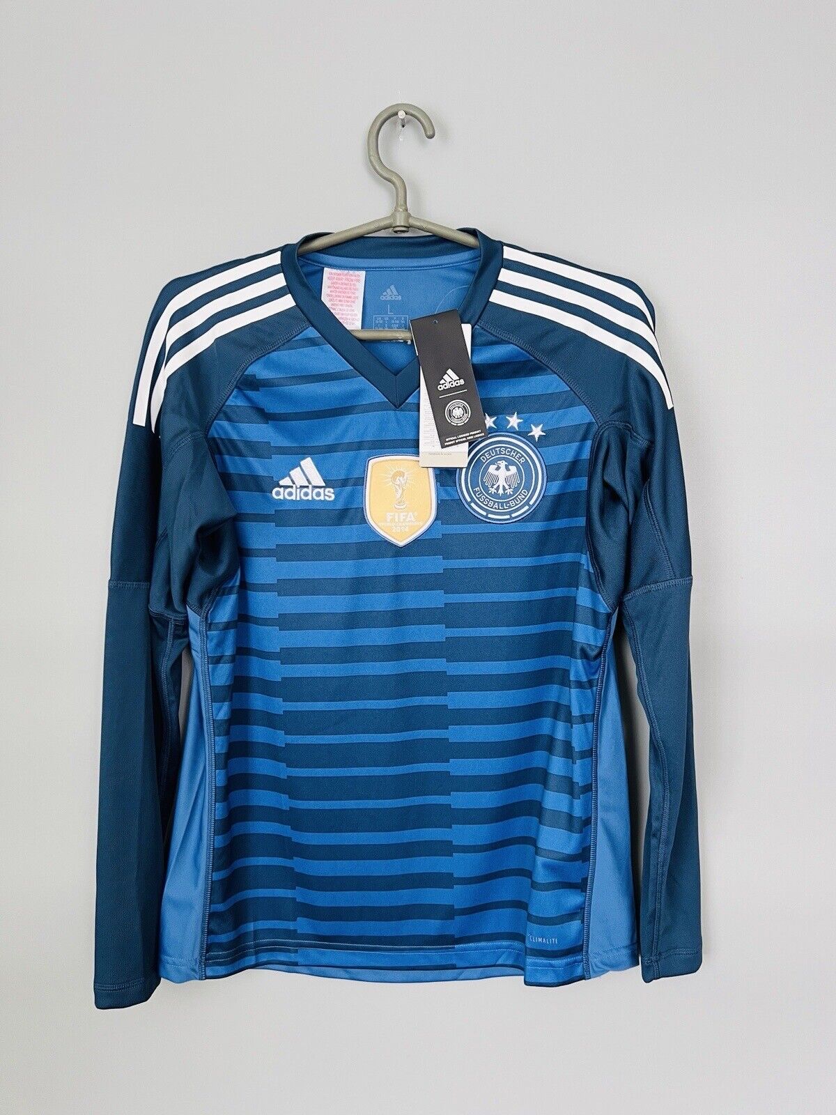 Germany Jersey 2018 2019 Goalkeeper Size L Boys Adidas Football Shirt