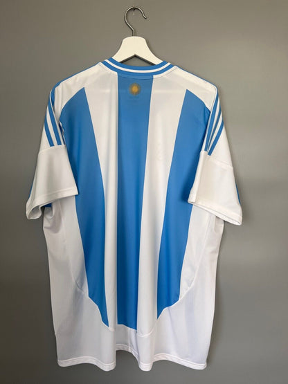 Argentina Jersey 2024 Home Soccer Shirt IP8409 Adidas Mens Size 2XL